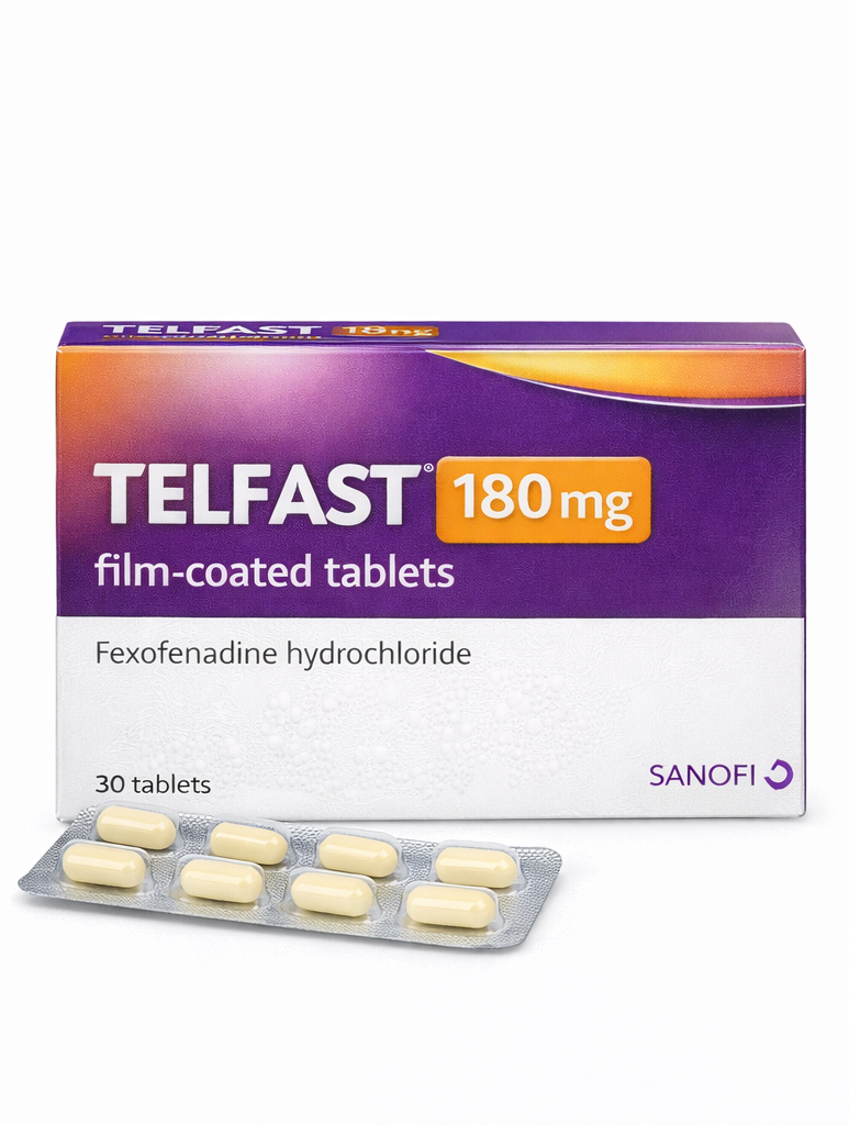 Telfast 180mg Tablets - 30 tablets