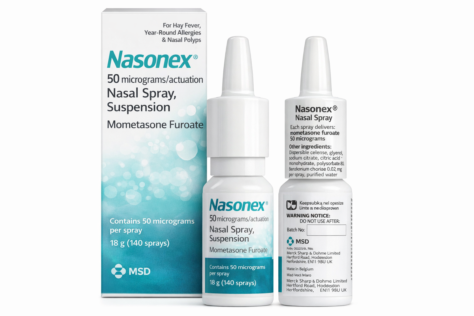 Nasonex 50mcg Nasal Spray
