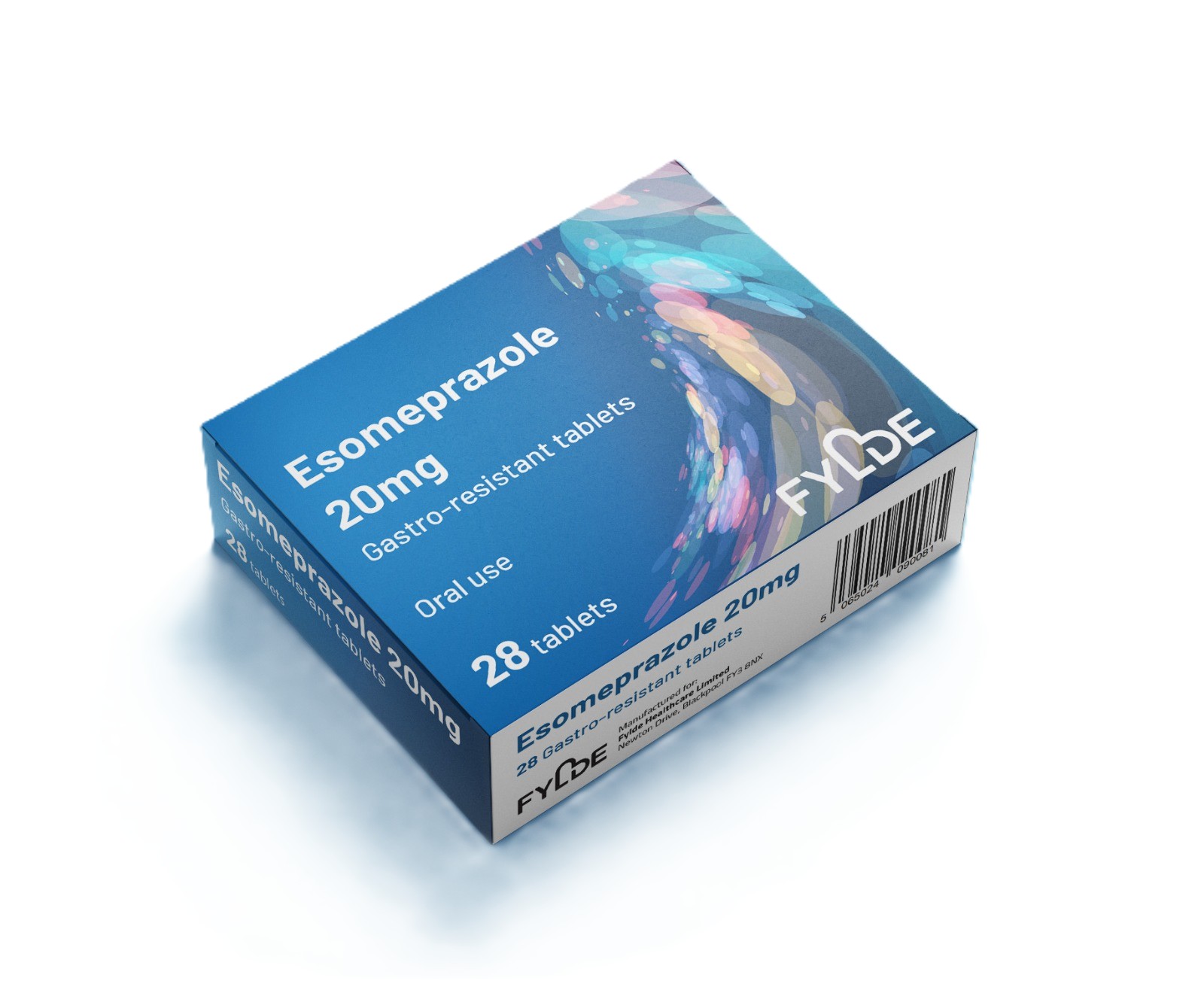 Esomeprazole 20mg - 28 Tablets
