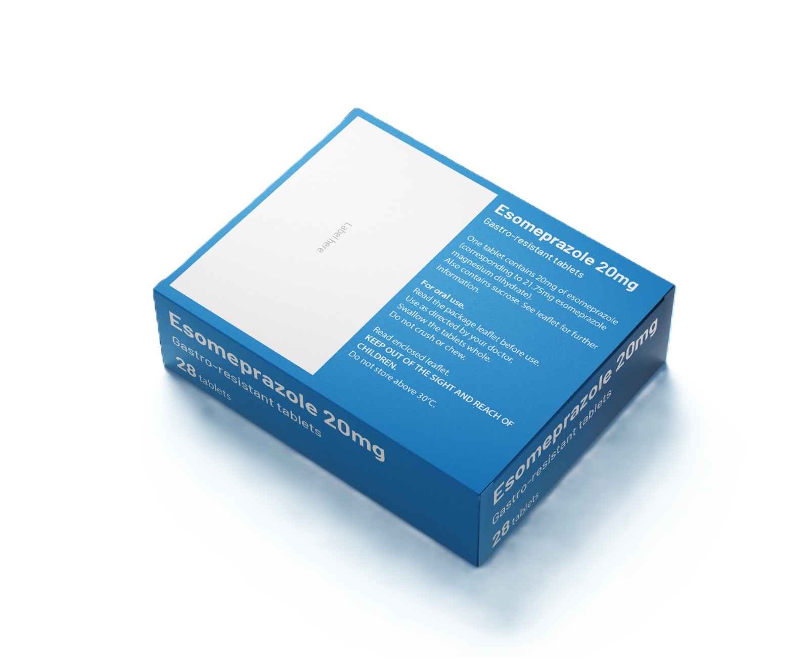 Esomeprazole 20mg - 28 Tablets
