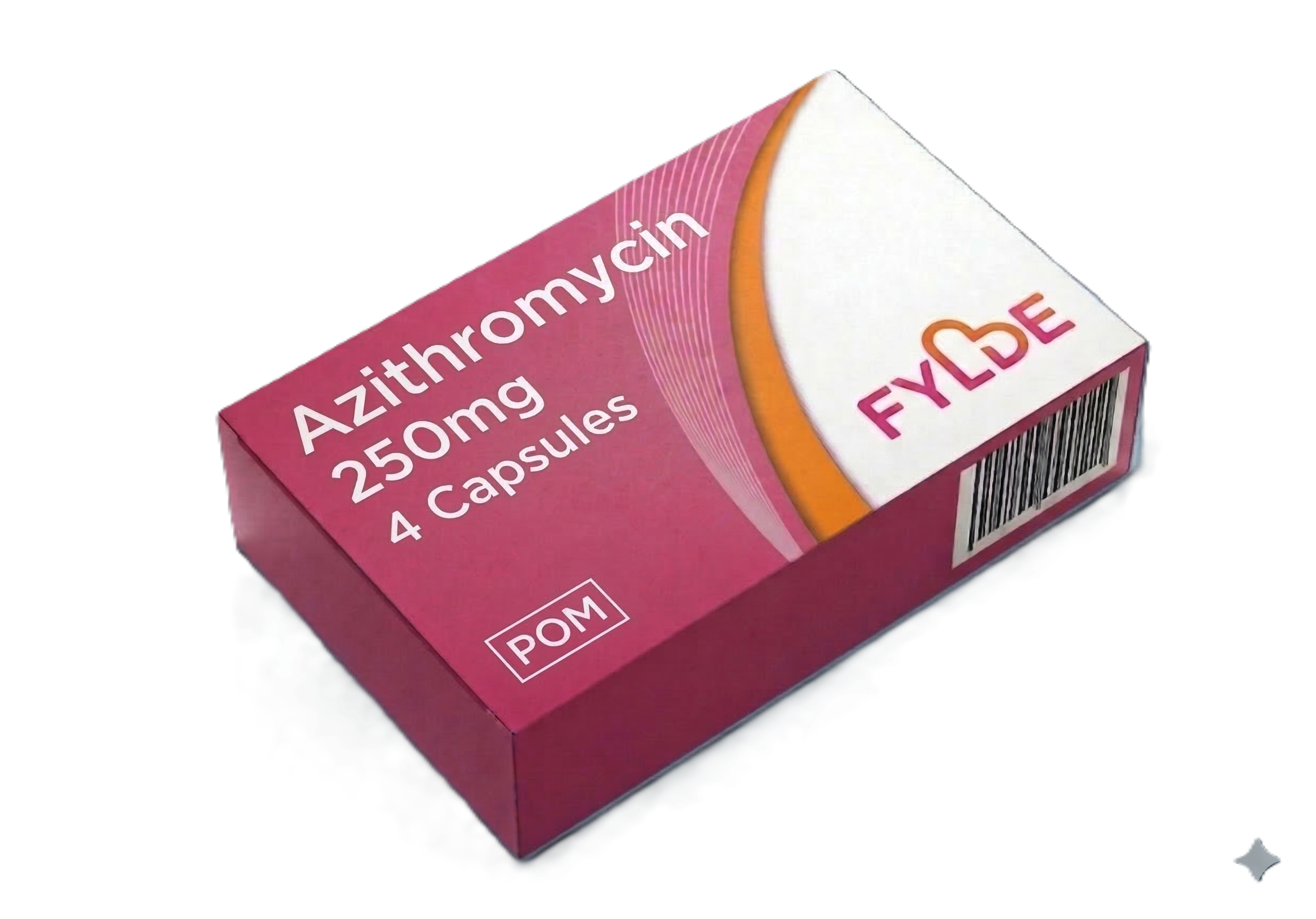 Azithromycin 250mg Capsules - 4 Capsules