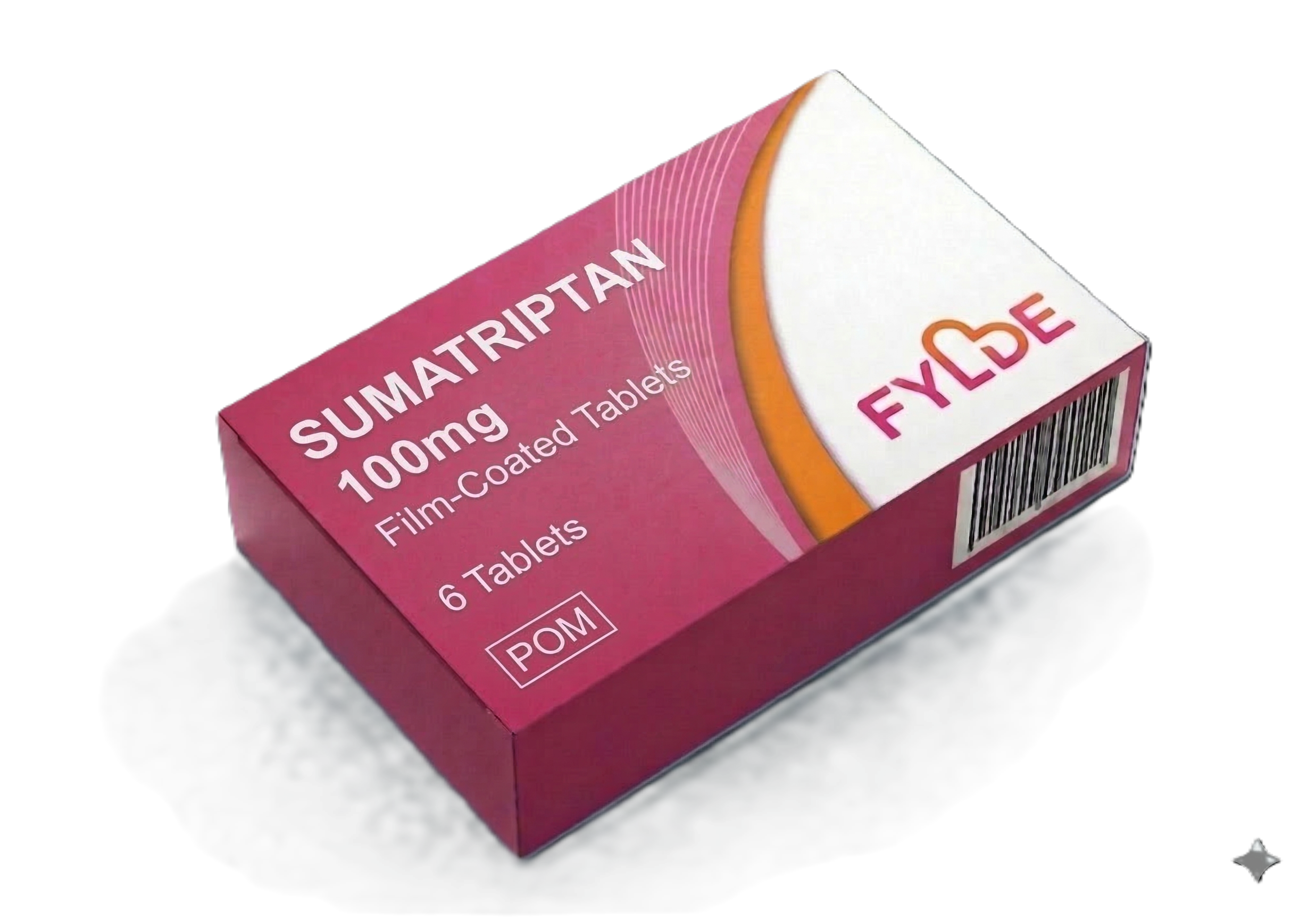Sumatriptan Migraine Relief - 100 mg Pack of 6