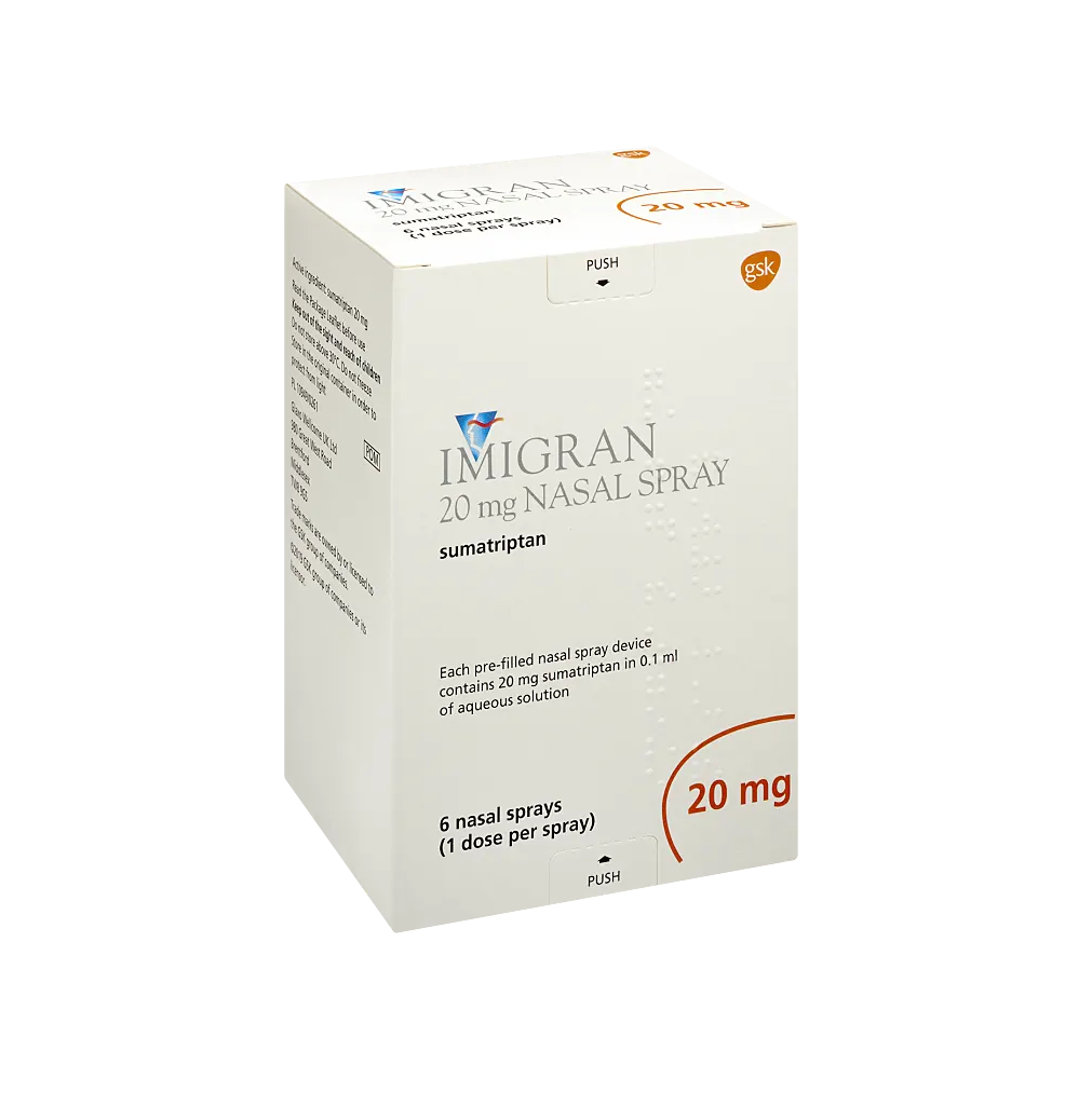 Imigran Nasal Spray - 20mg, 6 sprays