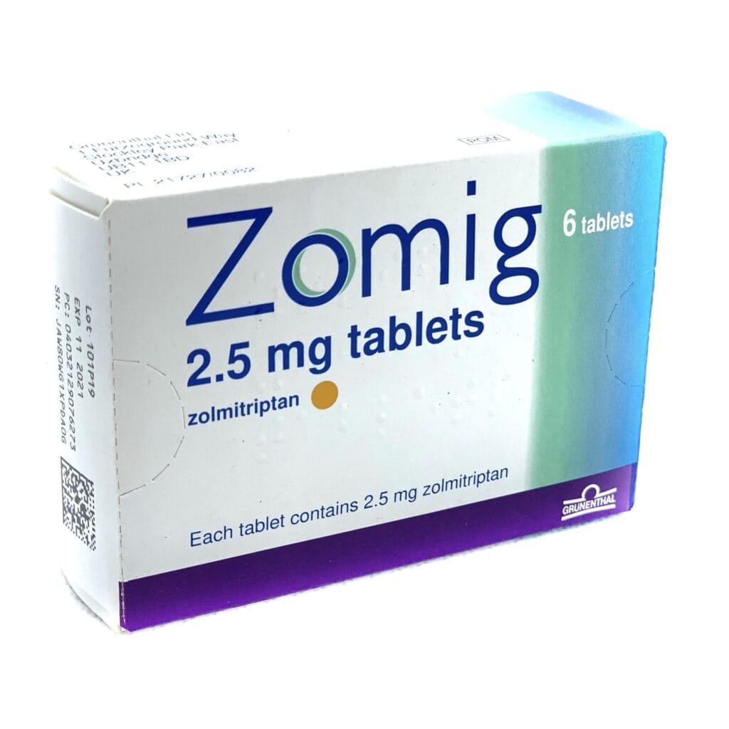 Zomig 2.5mg Tablets