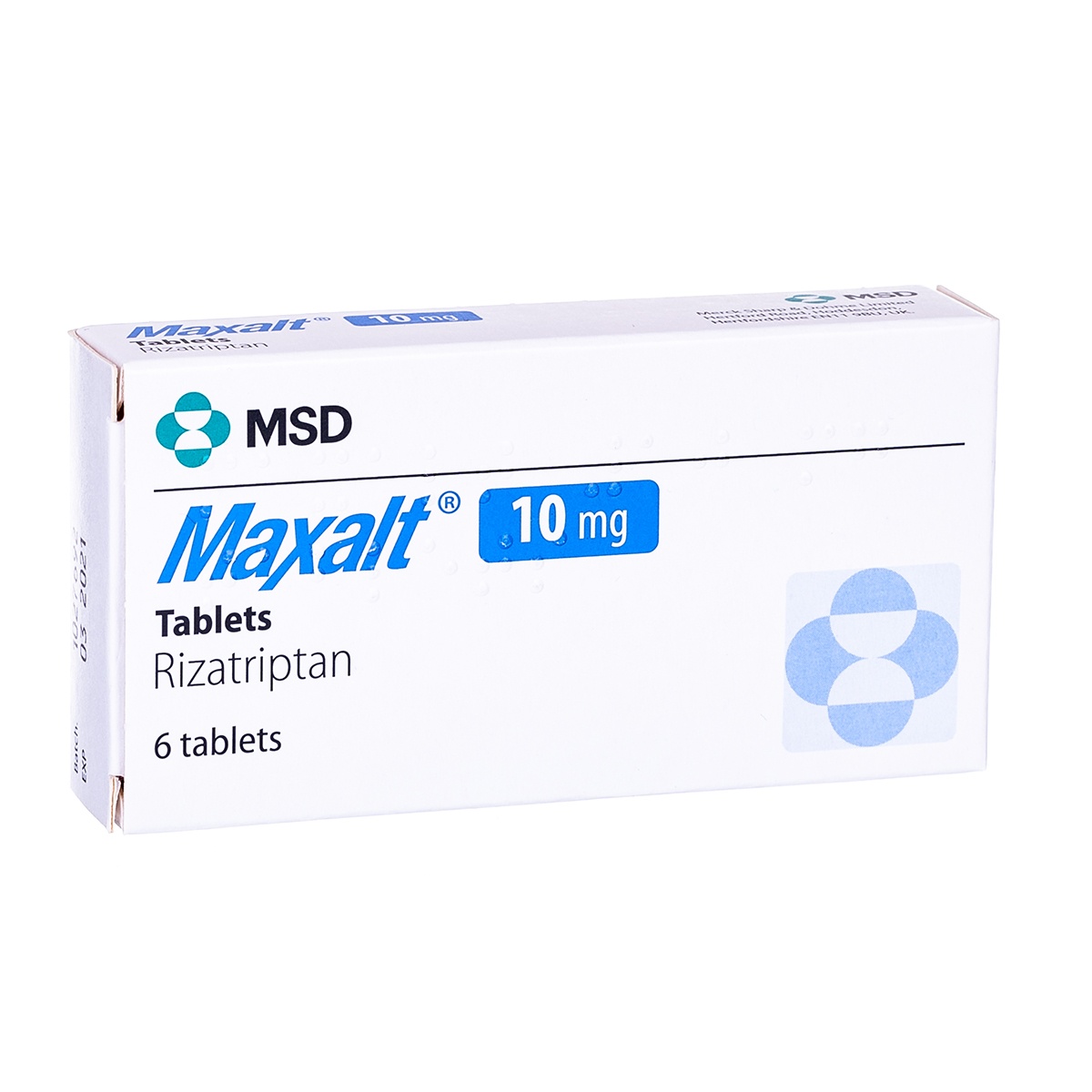 Maxalt - Rizatriptan 10 mg - 6 tablets