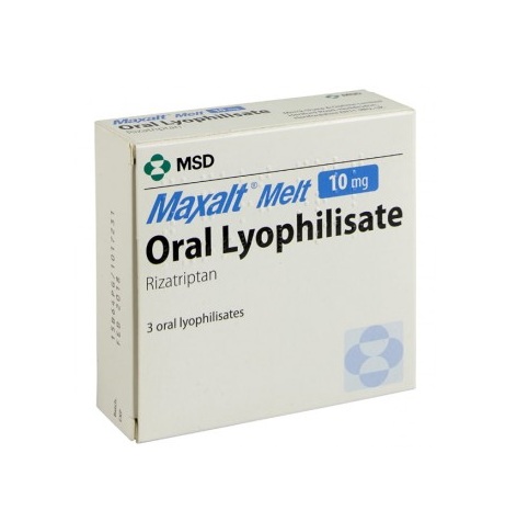 Maxalt Melt 10mg - 3 tablets