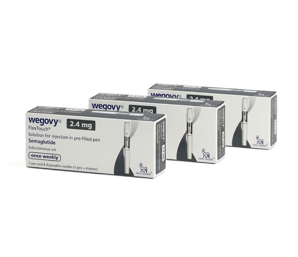 Wegovy Weight Loss Injection 7.2mg (3 x 2.4mg) Pen (Repeat Order)
